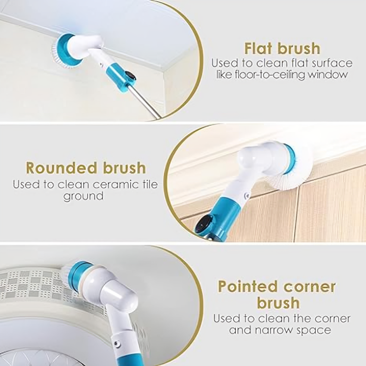 Electric Spin Scrubber Machine
