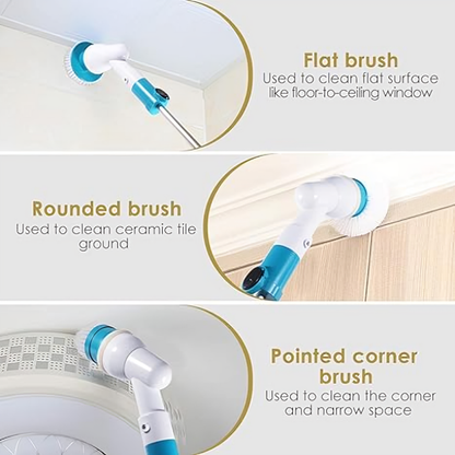 Electric Spin Scrubber Machine
